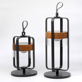 Satellite Large Solar Light with Stand / Charcoal