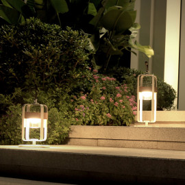 Satellite Large Solar Light with Stand / White