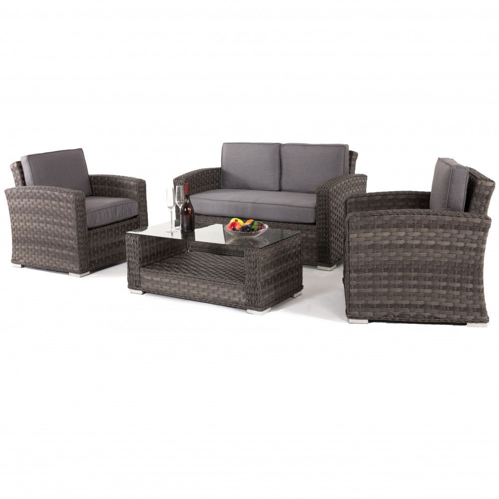 Victoria 2 Seat Sofa Set / Grey