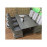 VICTORIA Aluminium plank top table 200 x 100