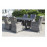 VICTORIA Aluminium plank top table 200 x 100
