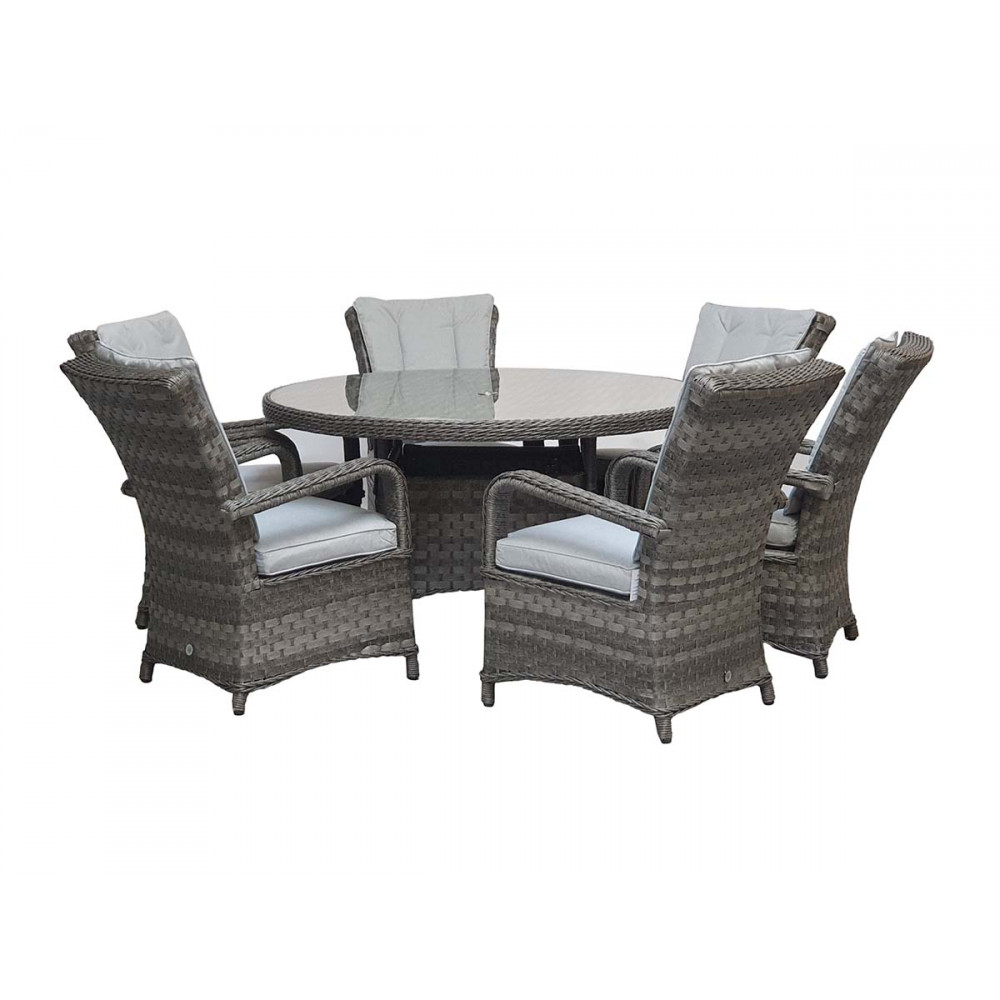 VICTORIA 6 Seater round dining set