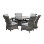 VICTORIA 6 Seater round dining set