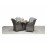 VICTORIA 4 Seat round dining set
