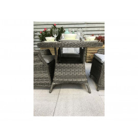 VICTORIA 4 Seat round dining set
