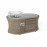 Winchester 3 Seat Sofa Set with Fire Pit Coffee Table