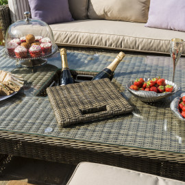 Winchester Sofa Dining Set with Ice Bucket & Rising Table