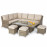 Winchester Corner Dining Set with Ice Bucket & Rising Table