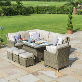 Winchester Corner Dining Set with Ice Bucket & Rising Table (with Armchair)