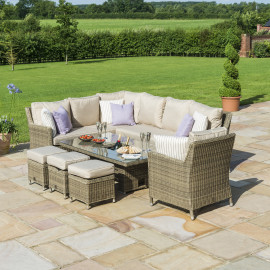 Winchester Corner Dining Set with Ice Bucket & Rising Table (with Armchair)