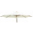 Alexander Rose 3.5m Round Hardwood Luxury Parasol