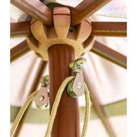 Alexander Rose 3.5m Round Hardwood Luxury Parasol