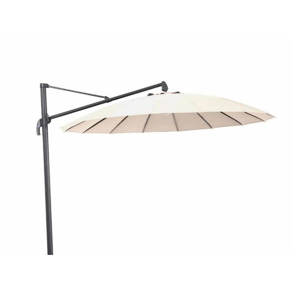 Alexander Rose 3m Aluminium Cantilever Ribbed Parasol