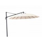 Alexander Rose 3m Aluminium Cantilever Ribbed Parasol