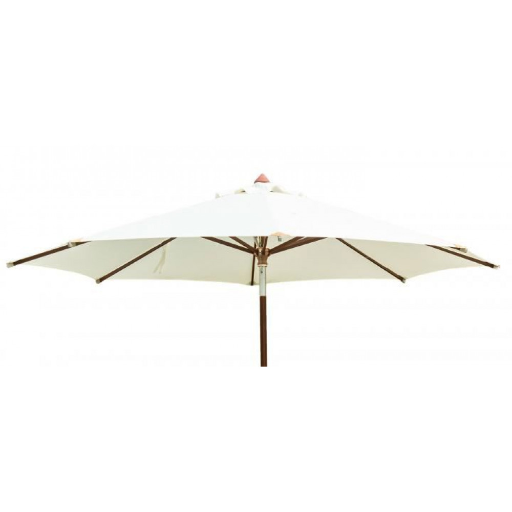 Alexander Rose 3m Round Hardwood Luxury Parasol