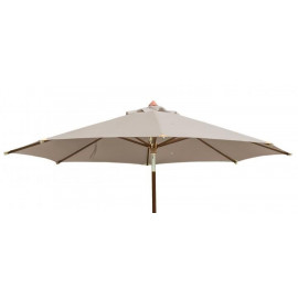Alexander Rose 3m Round Hardwood Luxury Parasol