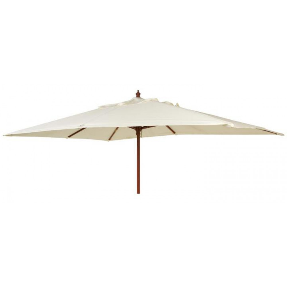 Alexander Rose 3m x 2m Rectangular Hardwood Parasol