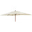 Alexander Rose 3m x 2m Rectangular Hardwood Parasol