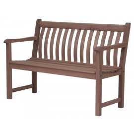 Alexander Rose 4ft Sherwood Broadfield 2 Seater Garden Bench with Free Cover