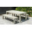 Alexander Rose Acacia Old England Grey Painted Table 2m