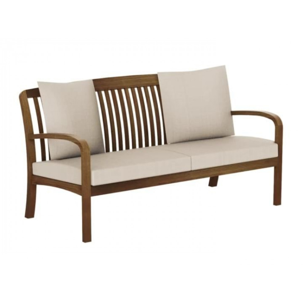 Alexander Rose Bolney Dark Acacia 2 Seater Sofa