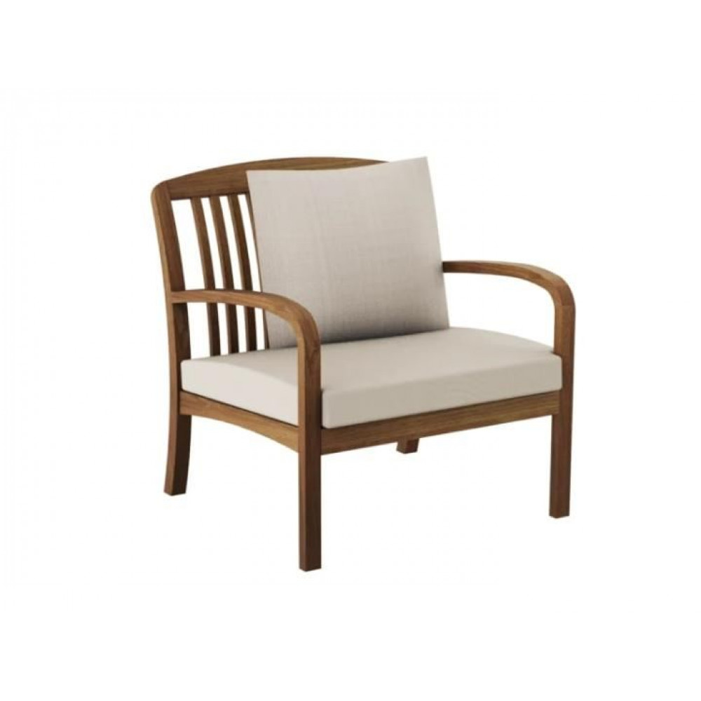 Alexander Rose Bolney Dark Acacia Lounge Chair