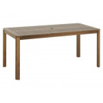 Alexander Rose Bolney Dark Acacia Rectangular Table 1.6m x 0.8m