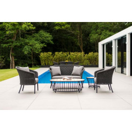 Alexander Rose Cordial Curved Top Roble Lounge Set