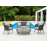Alexander Rose Cordial Grey Lounge Sofa