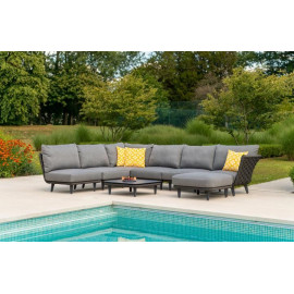 Alexander Rose Cordial Luxe 6 Seat Modular Lounge Set