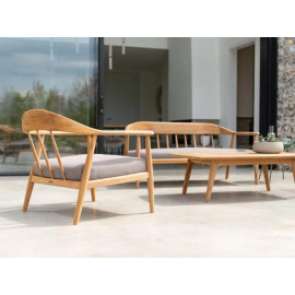 Alexander Rose Dana Teak 2 Seater Sofa