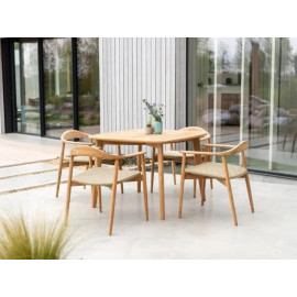 Alexander Rose Dana Teak Dining Table 1m x 1m