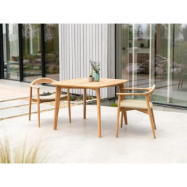 Alexander Rose Dana Teak Dining Table 1m x 1m