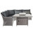 Alexander Rose Monte Carlo Casual Fire Pit Dining Set