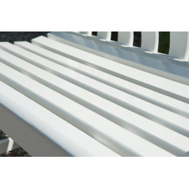 Alexander Rose New England White 4ft Broadfield Bench