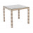 Alexander Rose Ocean Pearl Fiji Square Table 0.8m