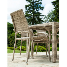 Alexander Rose Ocean Pearl Fiji Stacking Armchair
