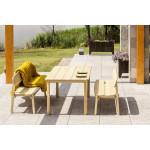 Alexander Rose Pine Malu Rectangular Dining Set