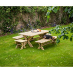 Alexander Rose Pine Rectangular Table Set