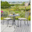 Alexander Rose Portofino Round Bistro Table 0.7m