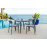 Alexander Rose Rimini 4 Seat Square Dining Set