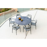 Alexander Rose Rimini 6 Seat Round Dining Set