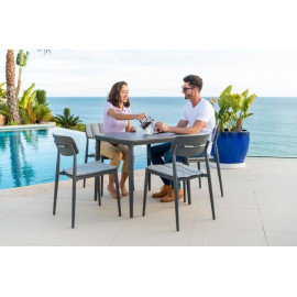 Alexander Rose Rimini Square Dining Table 75cm