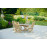 Alexander Rose Roble Bengal 4 Seat Folding Round Set
