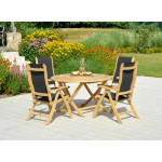 Alexander Rose Roble Bengal 4 Seat Recliner Round Set