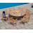 Alexander Rose Roble Bengal Pedestal Table 1.75m
