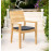 Alexander Rose Roble Highback Chair Cushion