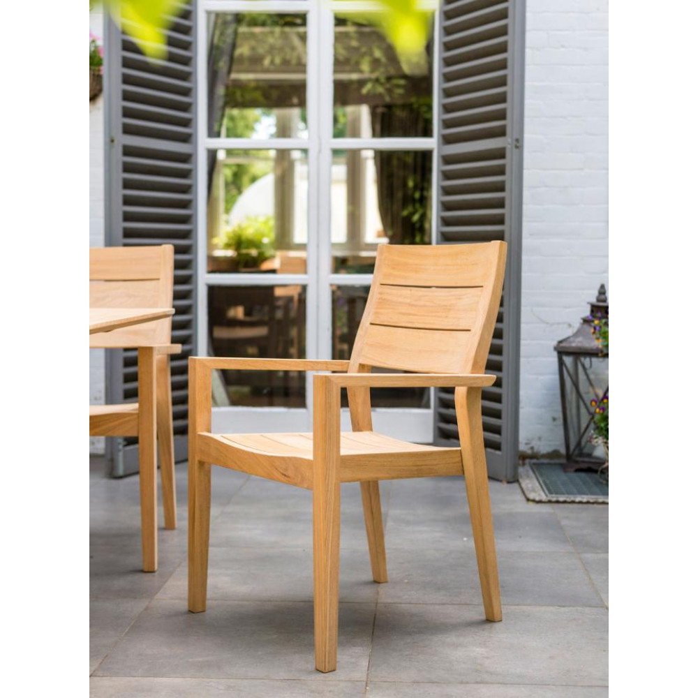 Alexander Rose Roble Highback Stacking Armchair