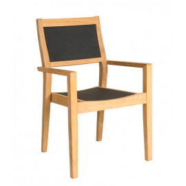 Alexander Rose Roble Highback Stacking Sling Armchair