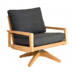 Alexander Rose Roble Swivel Lounge Armchair With Cushion